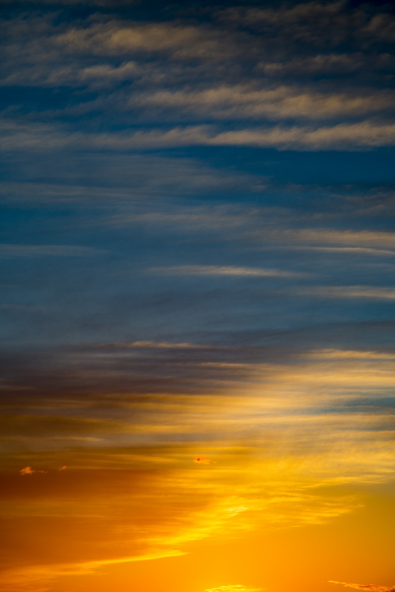 sky sunset dusk free photo