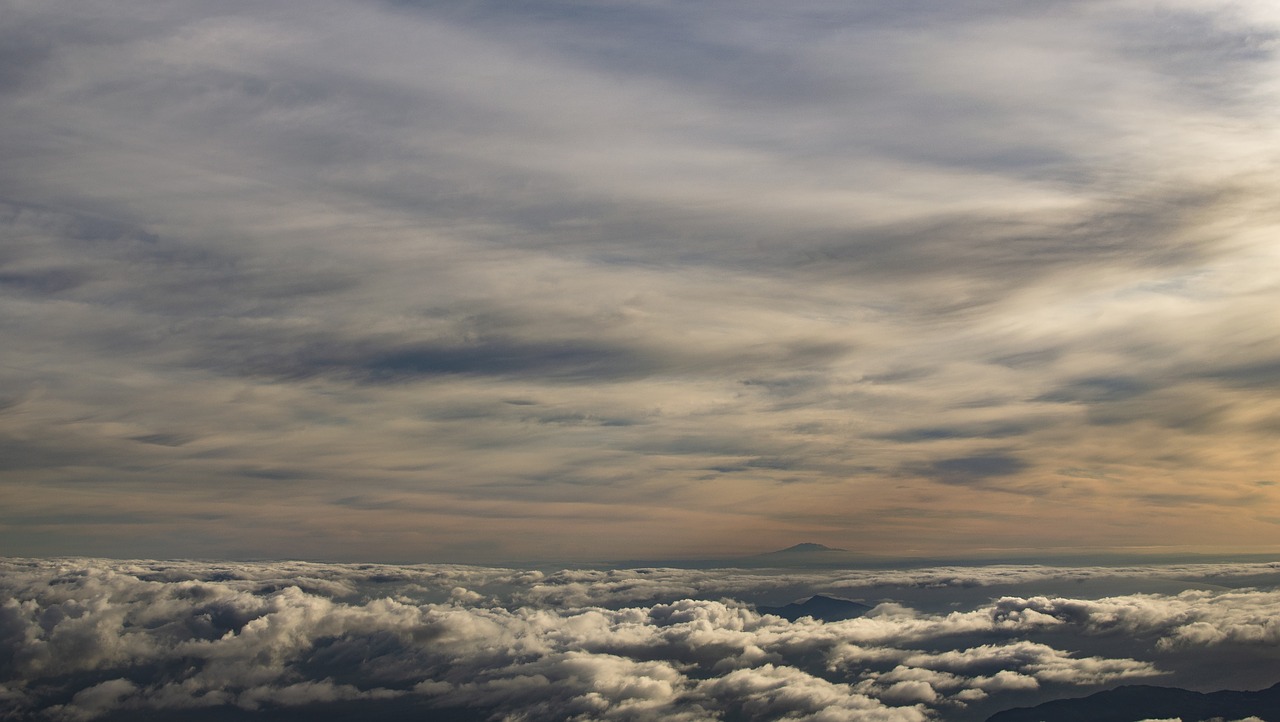 sunset sky  sunset clouds  clouds free photo