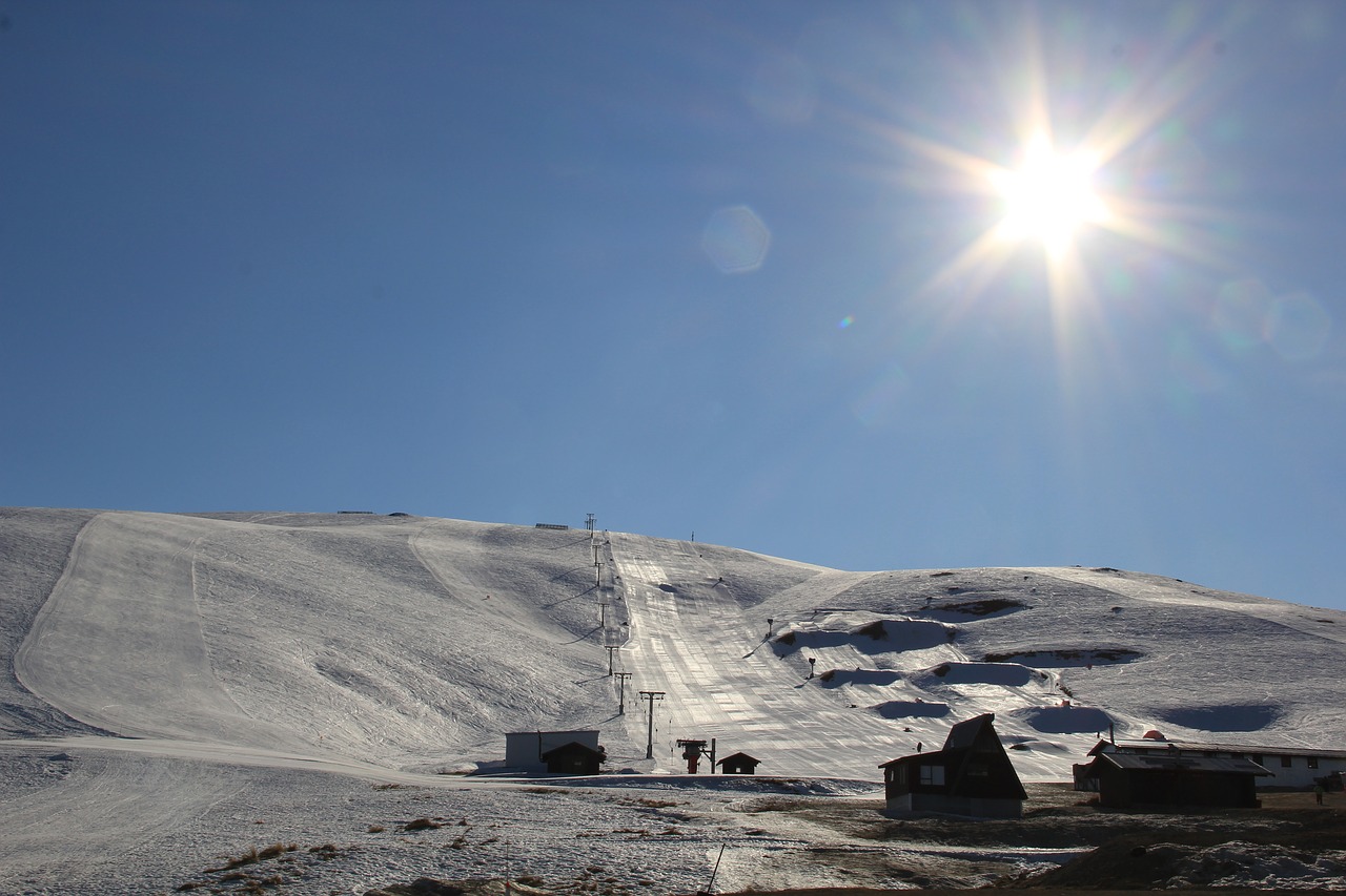 sunshine ice snowboard free photo