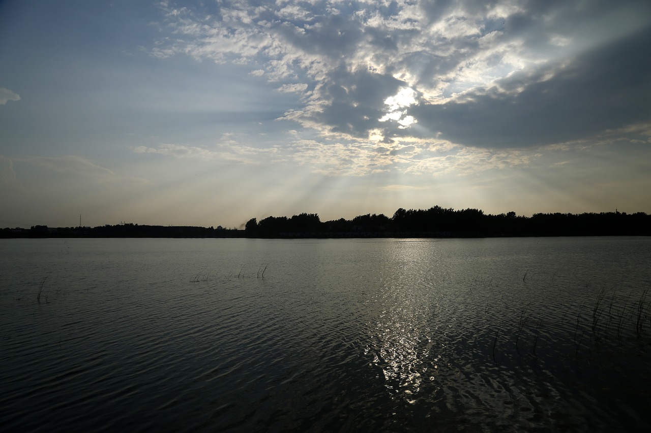 sunshine beam black cloud free photo