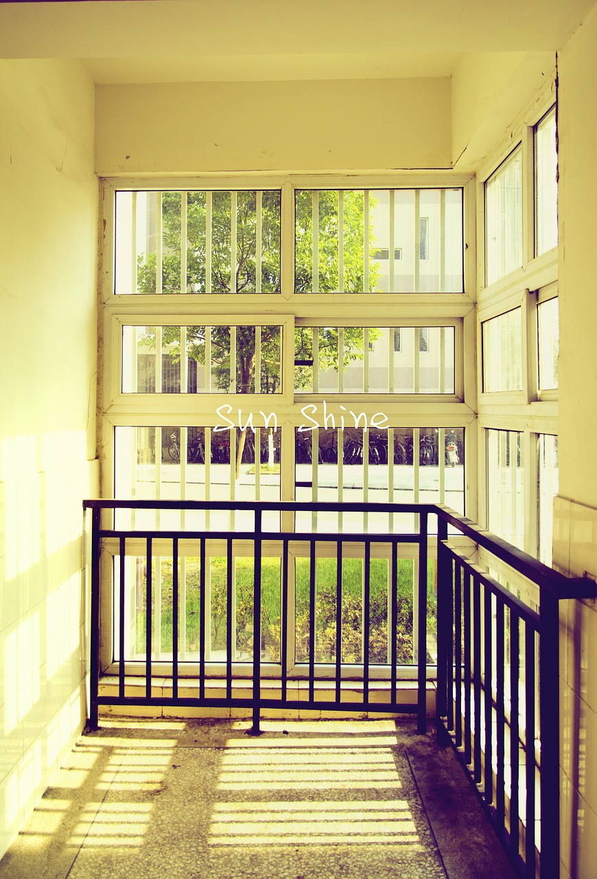 sunshine balcony warm free photo