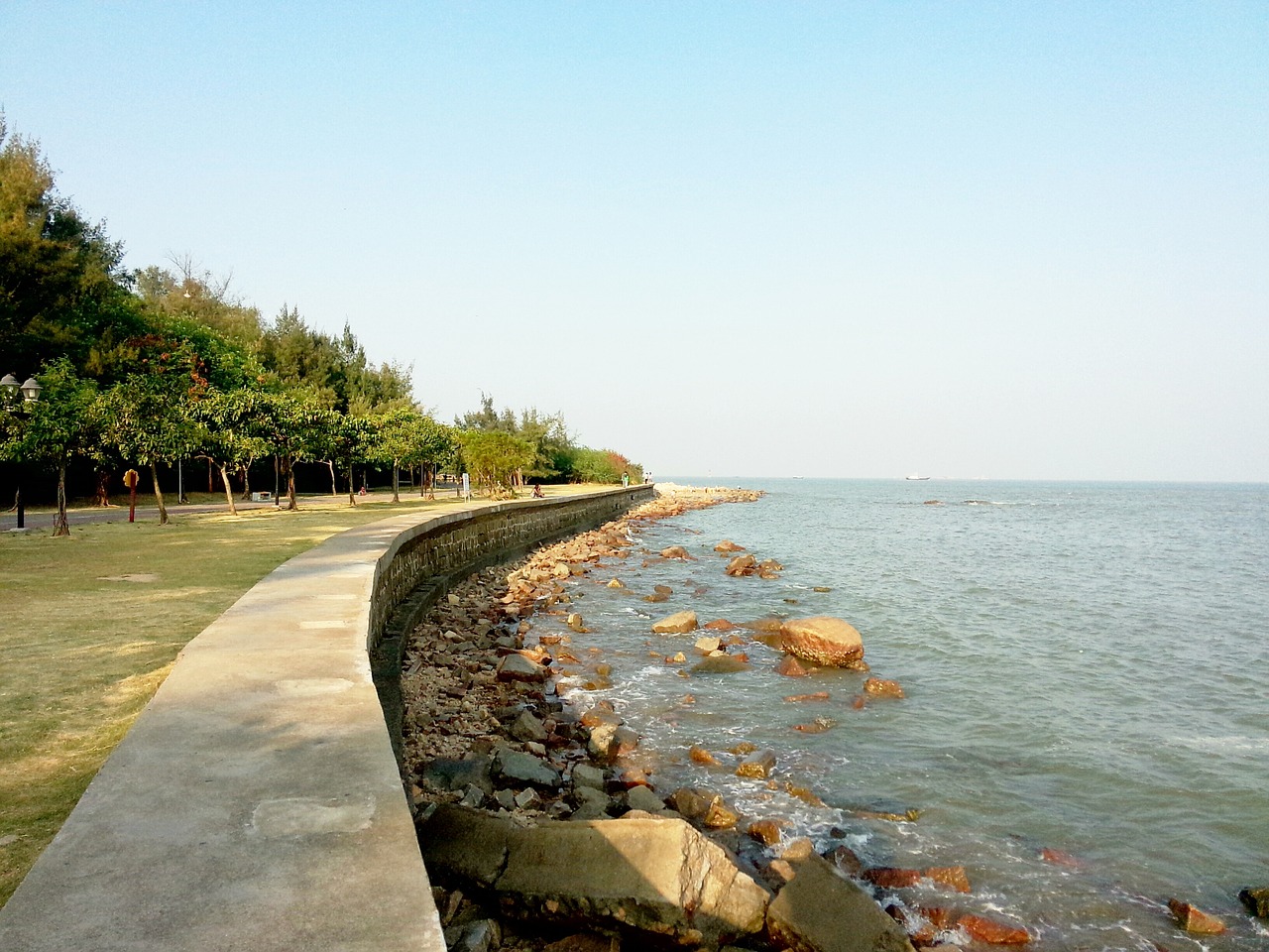 sunshine sea afternoon free photo