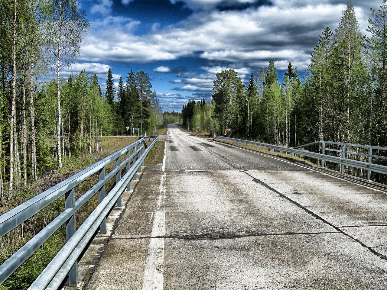 suomussalmi finland road free photo