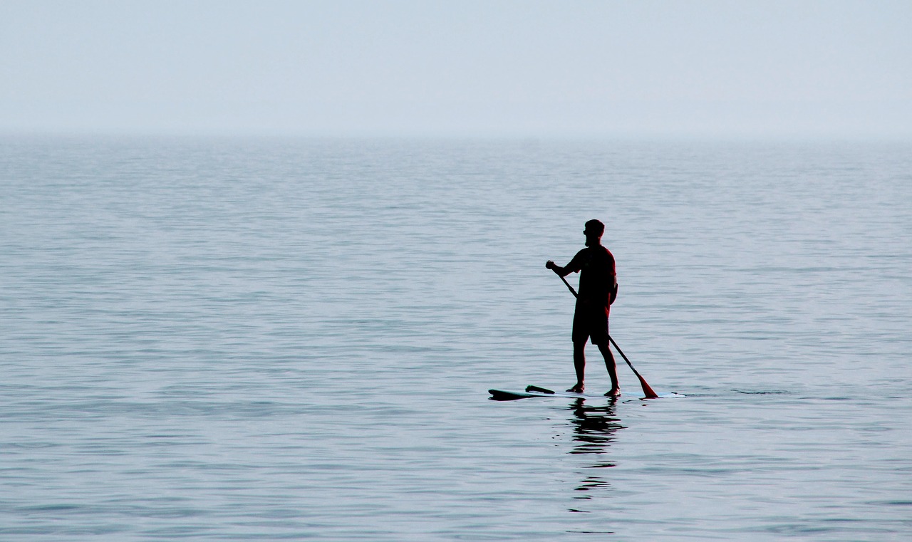 sup stand up paddle atlantic free photo