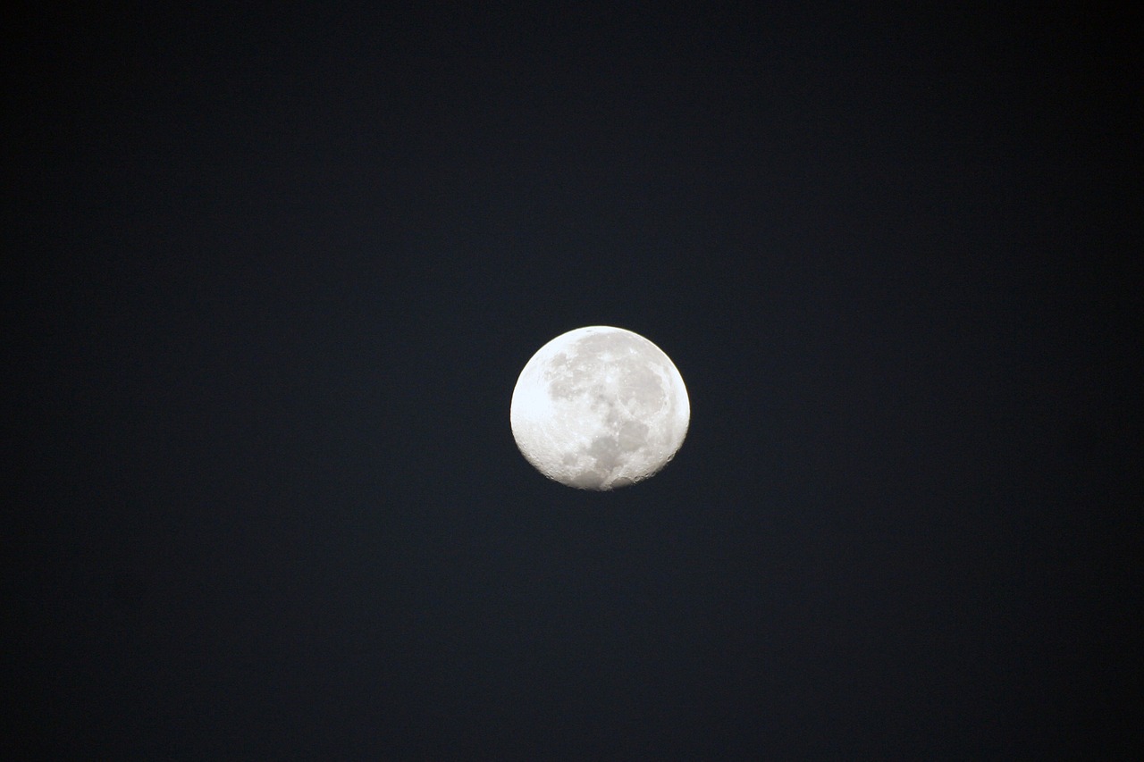 super moon sky night free photo