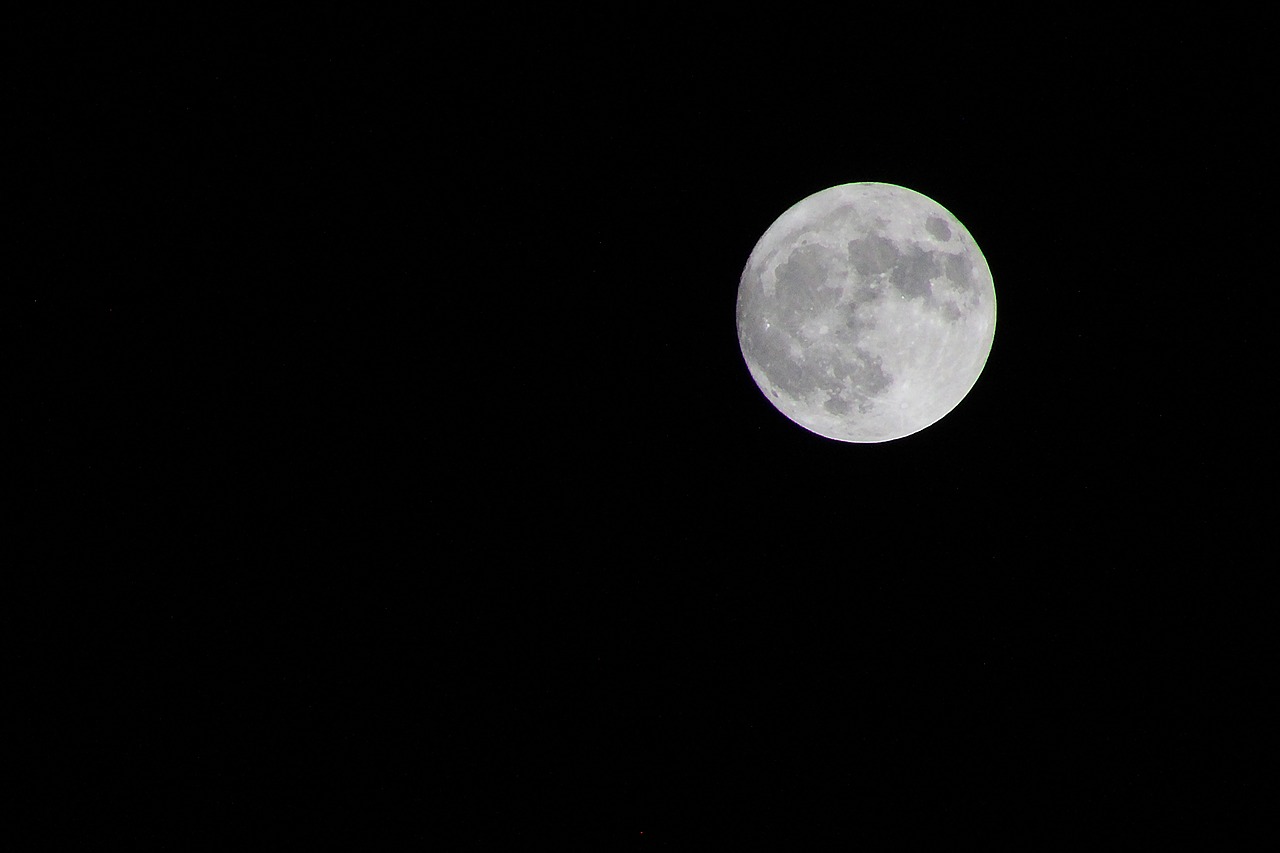 super moon moon night free photo