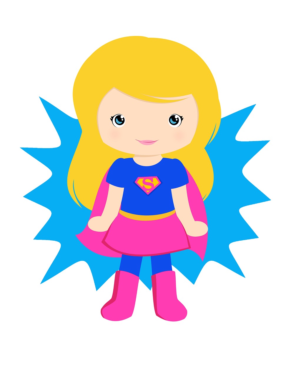 Download free photo of Supergirl,super girl,pink super girl,girl,super -  from 