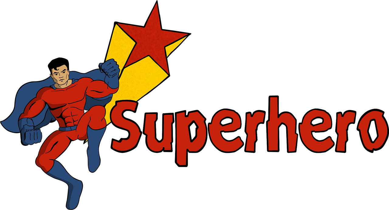 superhero pop art cartoon free photo