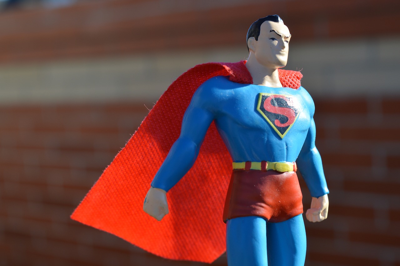 superman superhero cape free photo
