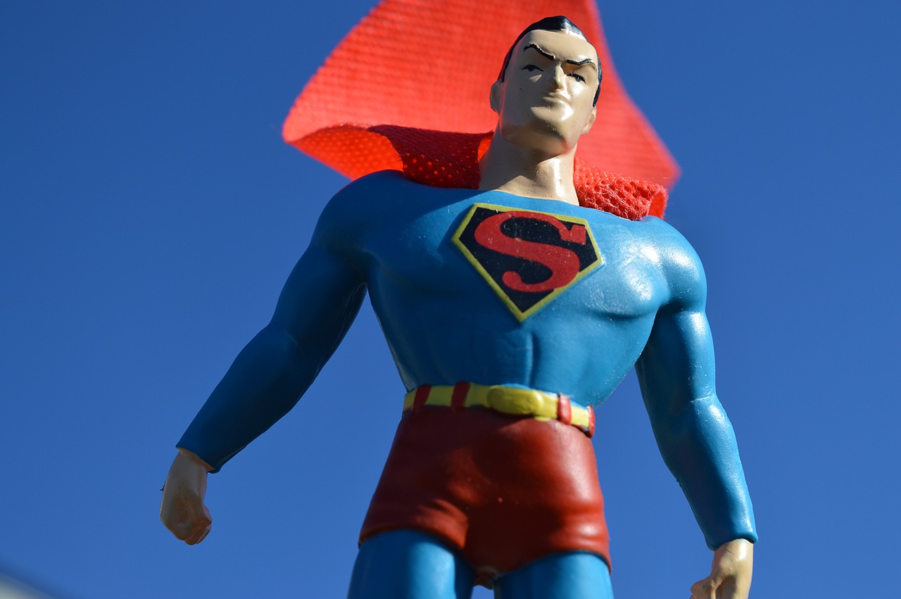 superman superhero cape free photo