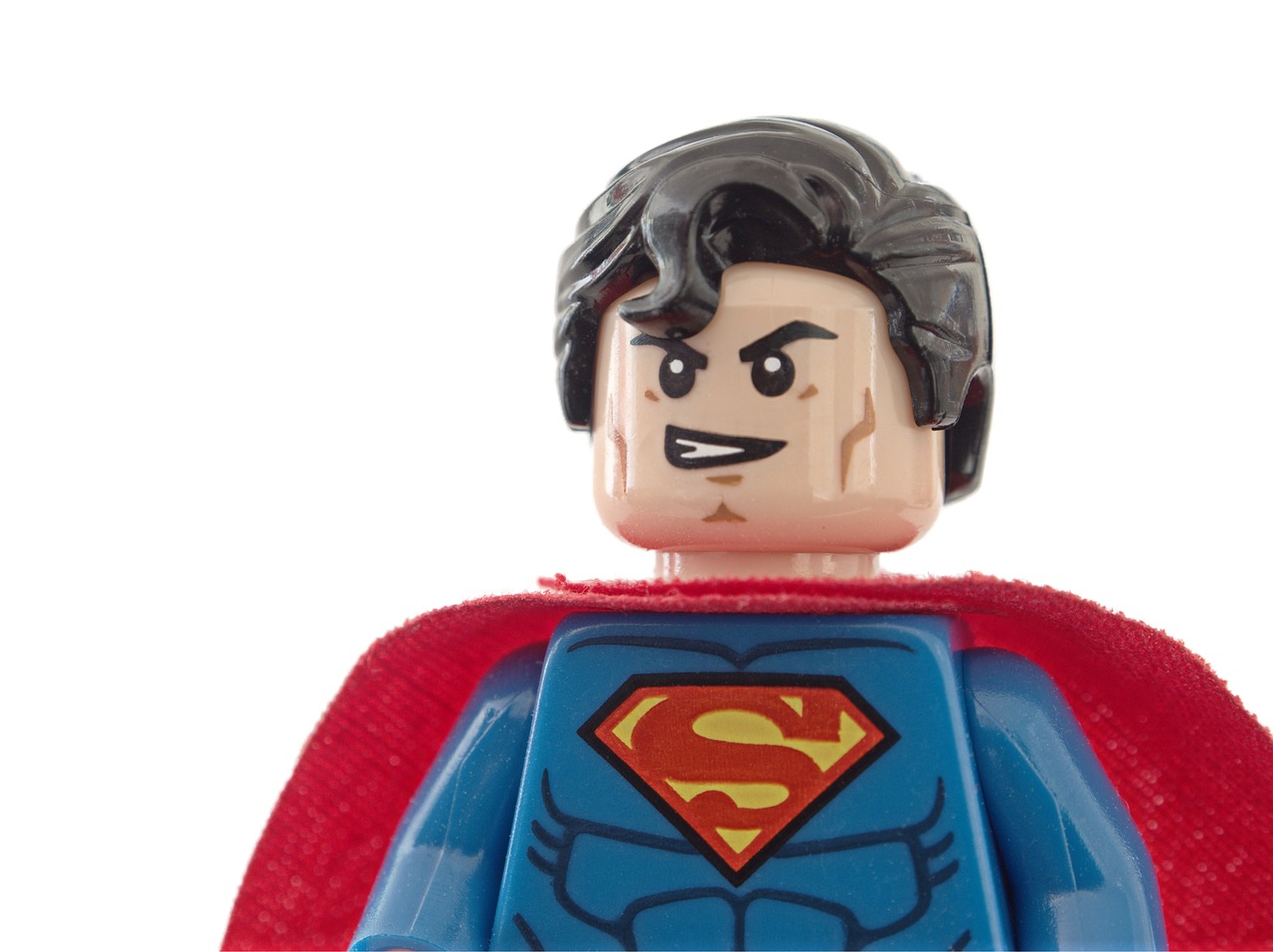 superman lego superhero free photo