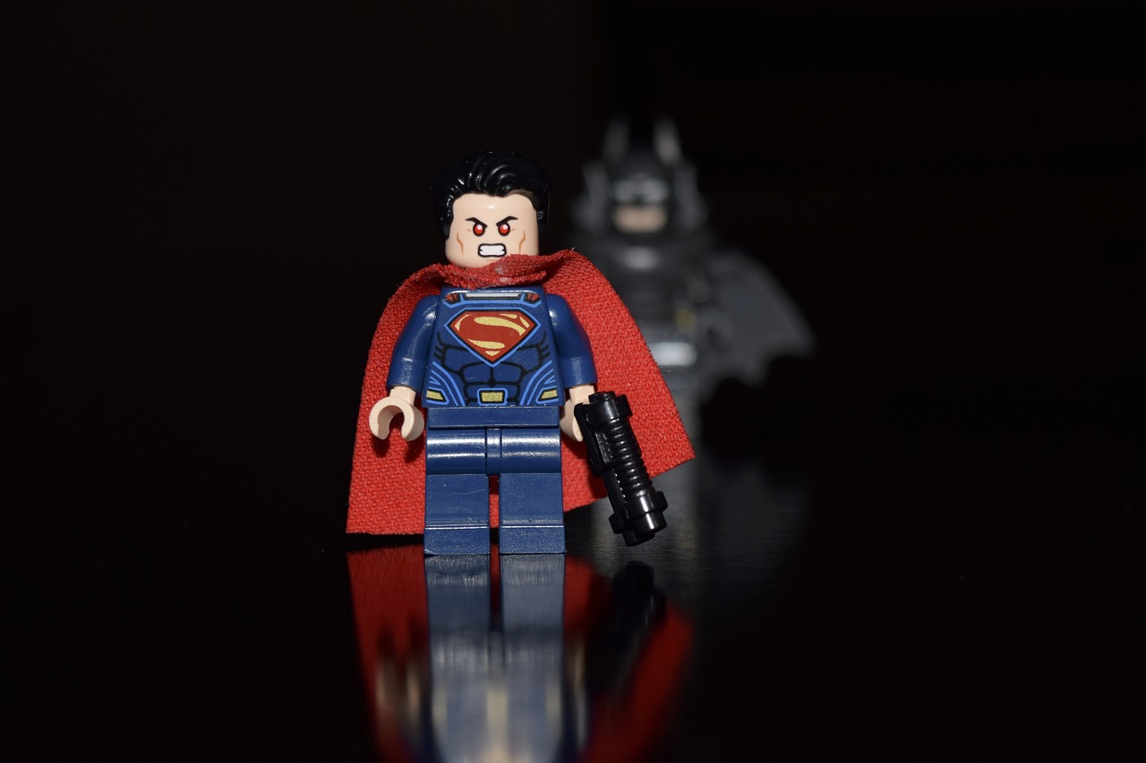 superman  lego  hero free photo