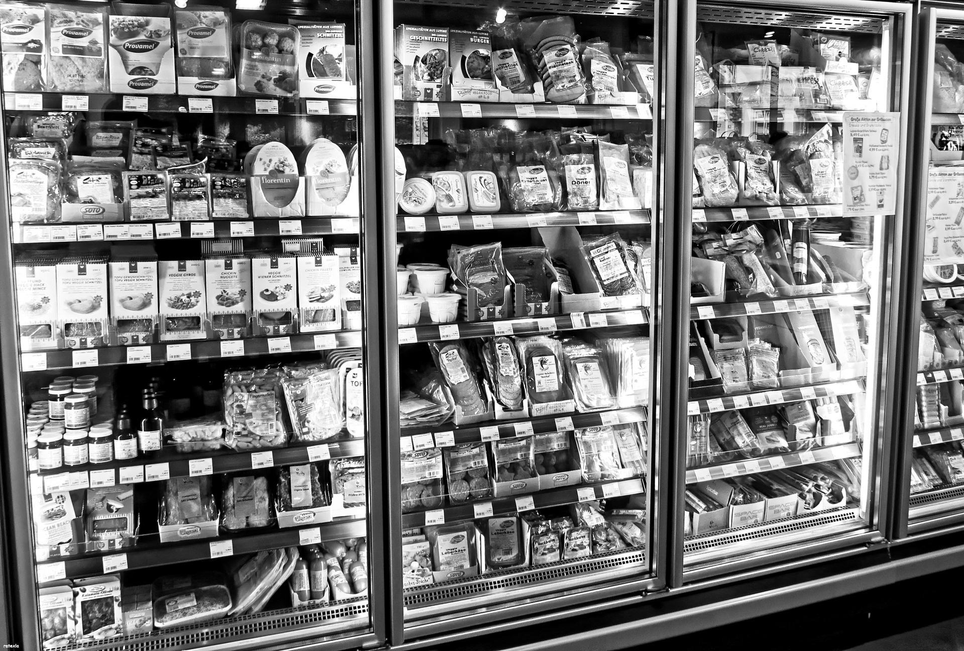 fridges supermarket cooler cabinets free photo