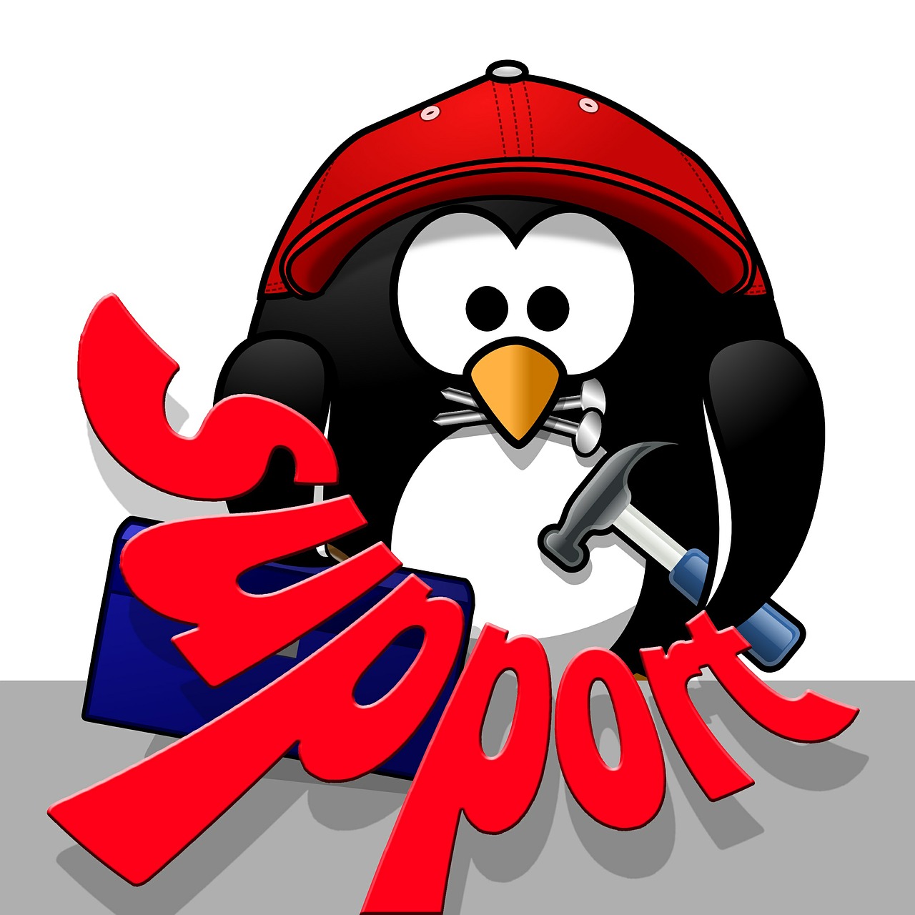 support penguin tool free photo