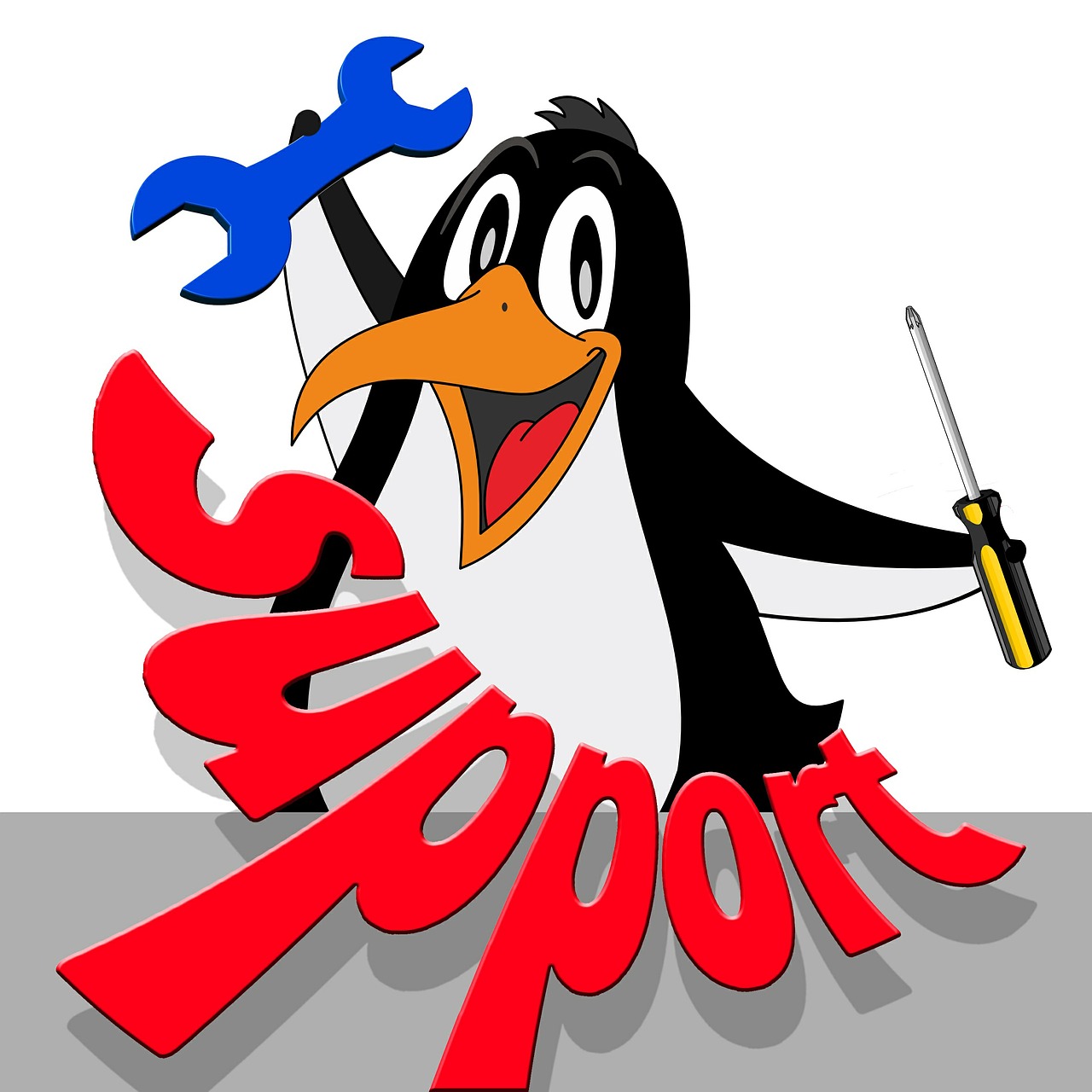 support penguin tool free photo