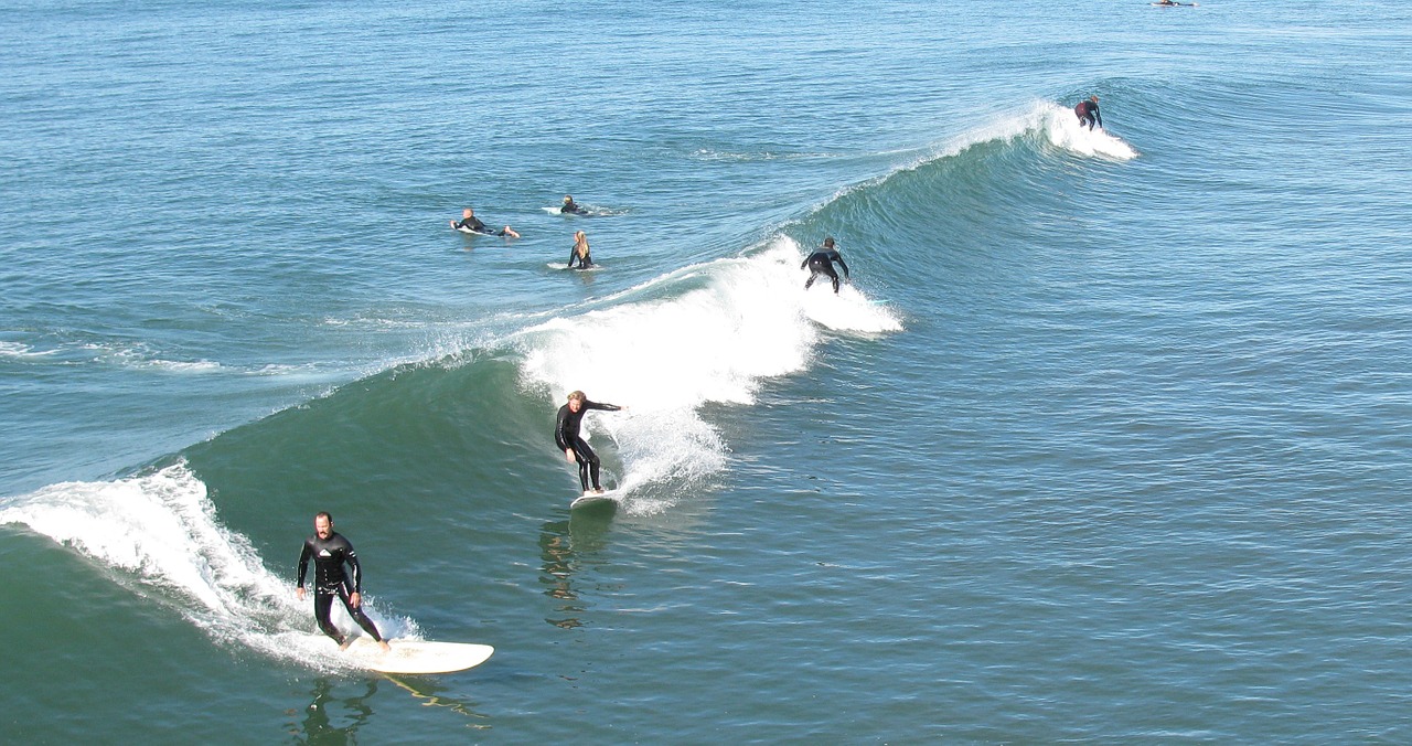 surf waves california free photo