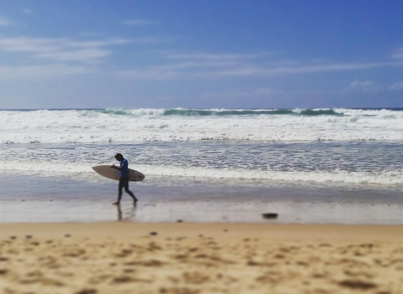 surf lacanau beach free photo