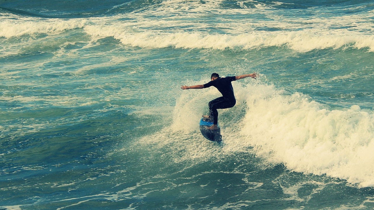 surf surfing beach free photo