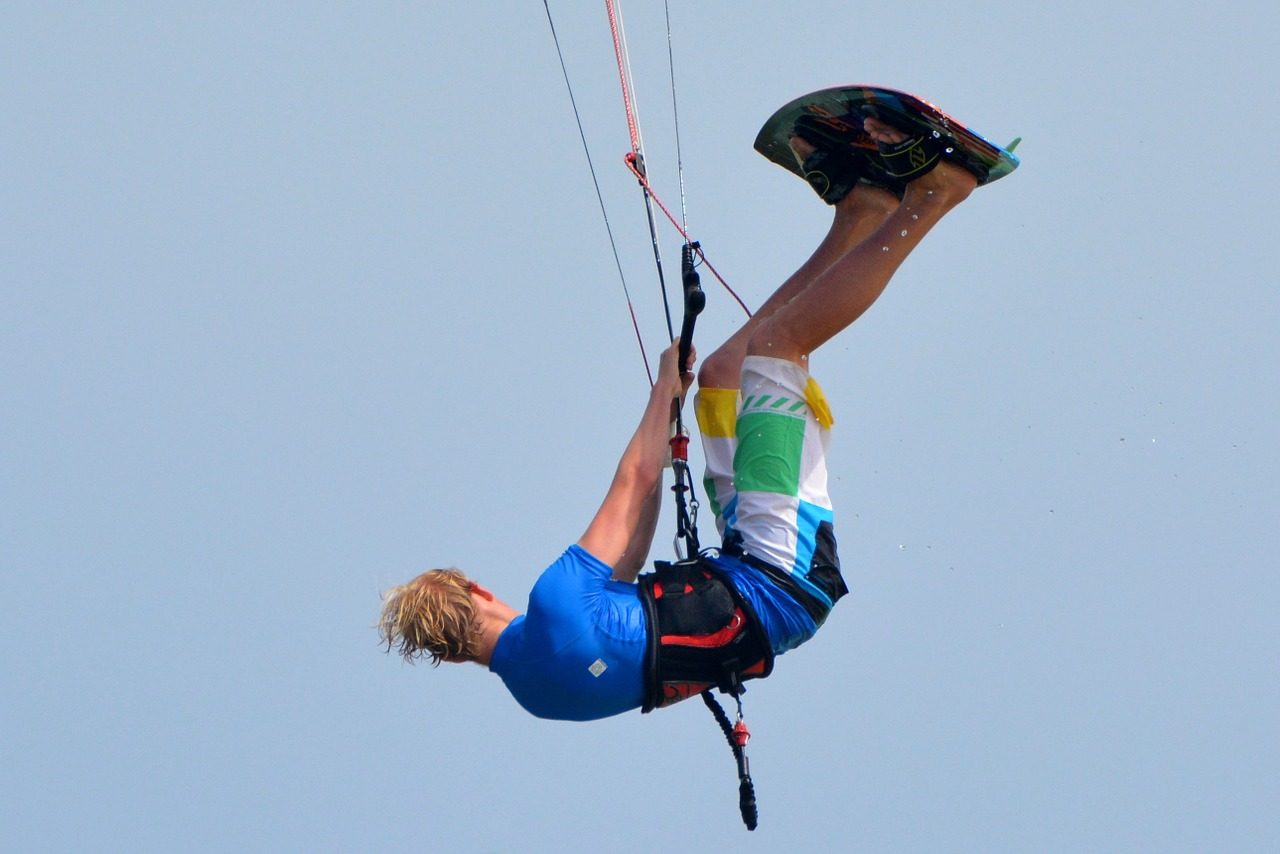 surf kite surfing man free photo