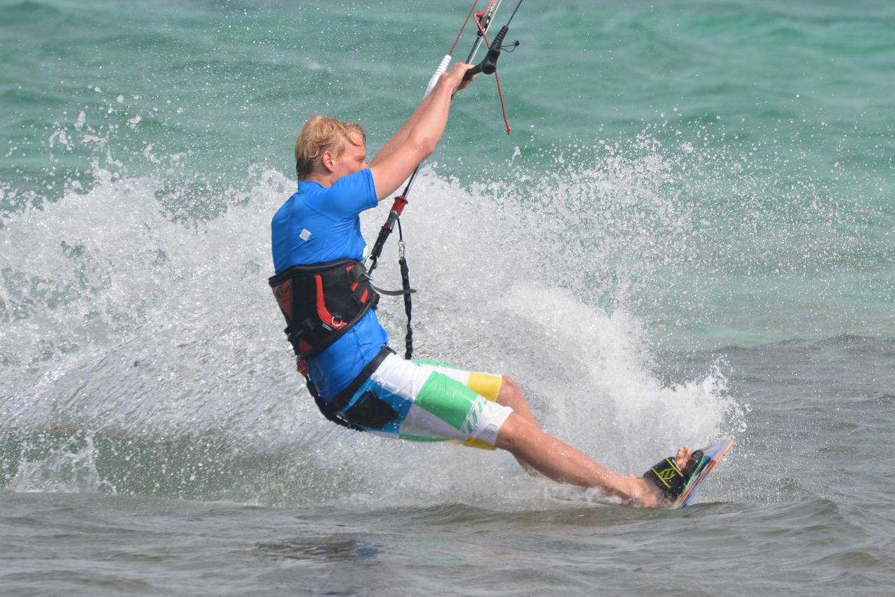 surf kite surfing man free photo