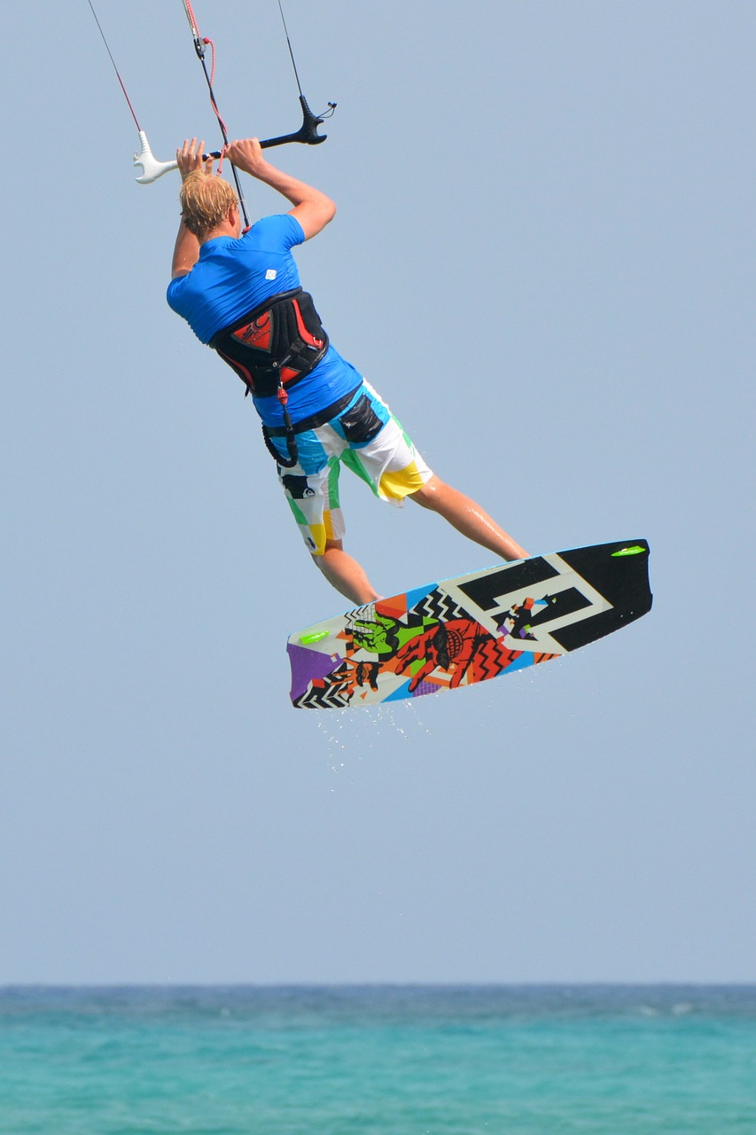 surf kite surfing man free photo