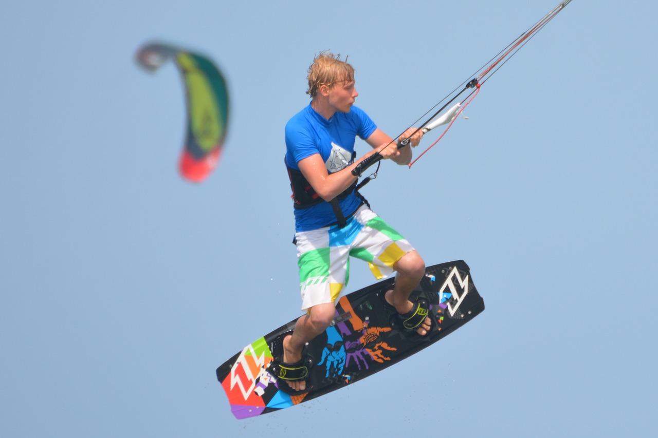 surf kite surfing man free photo