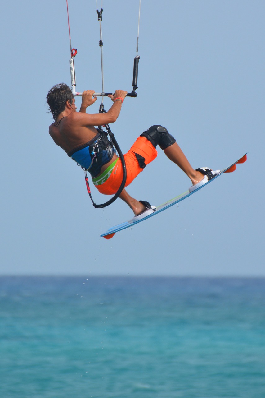 surf kite surfing man free photo