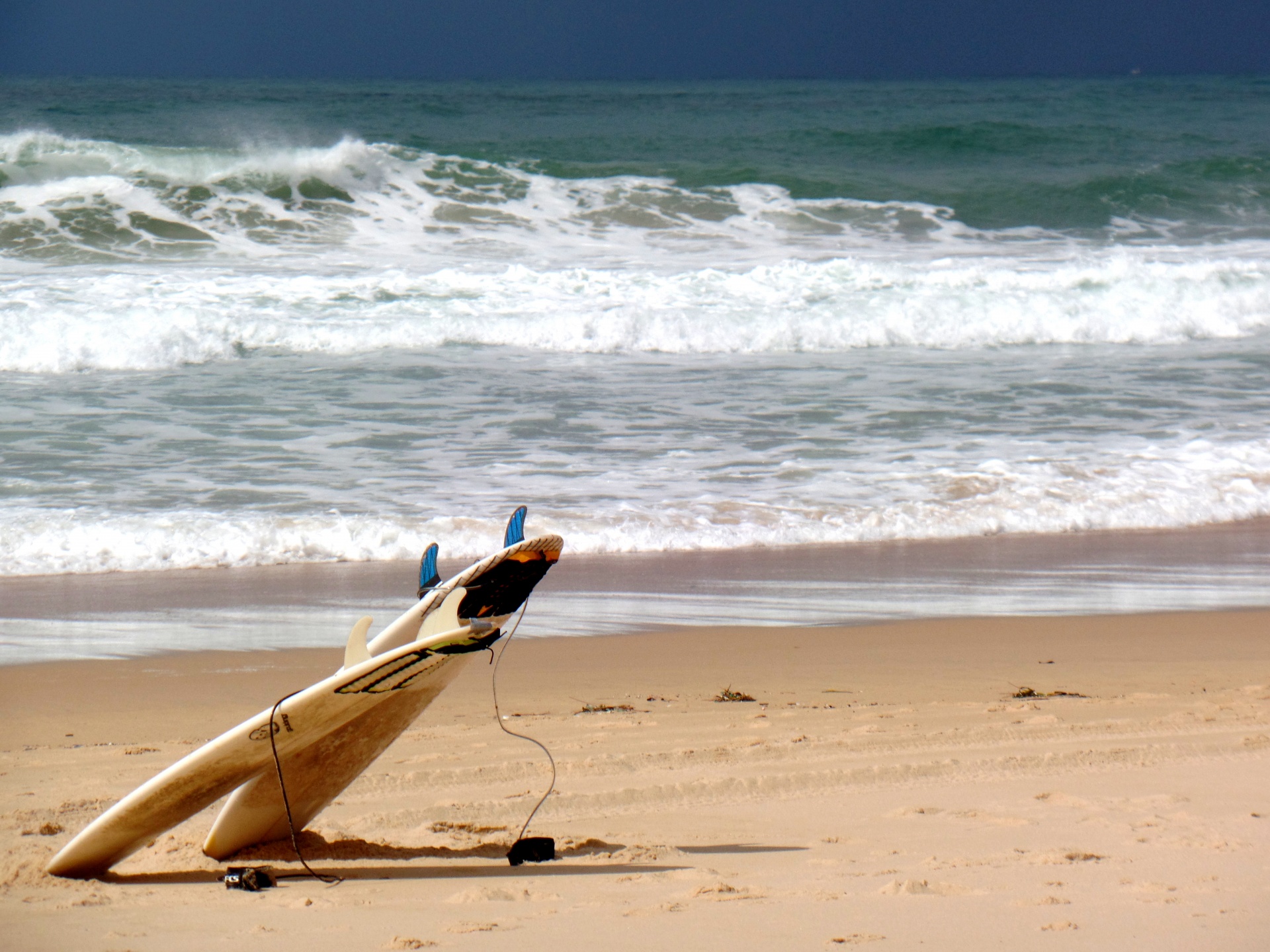 sea ocean surfboards free photo