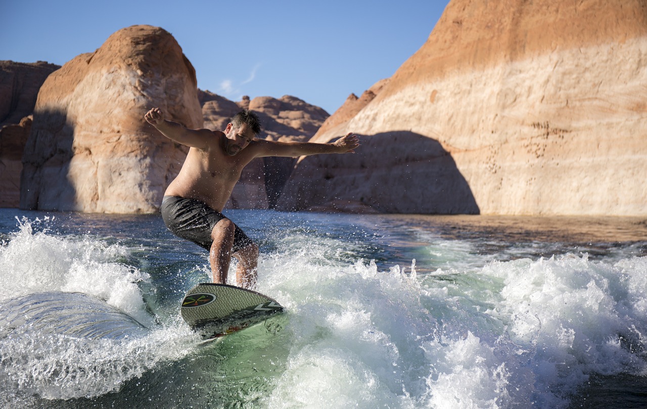 surfer man water free photo