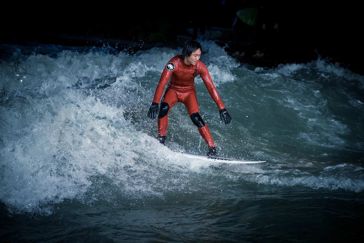 surfer wave water free photo