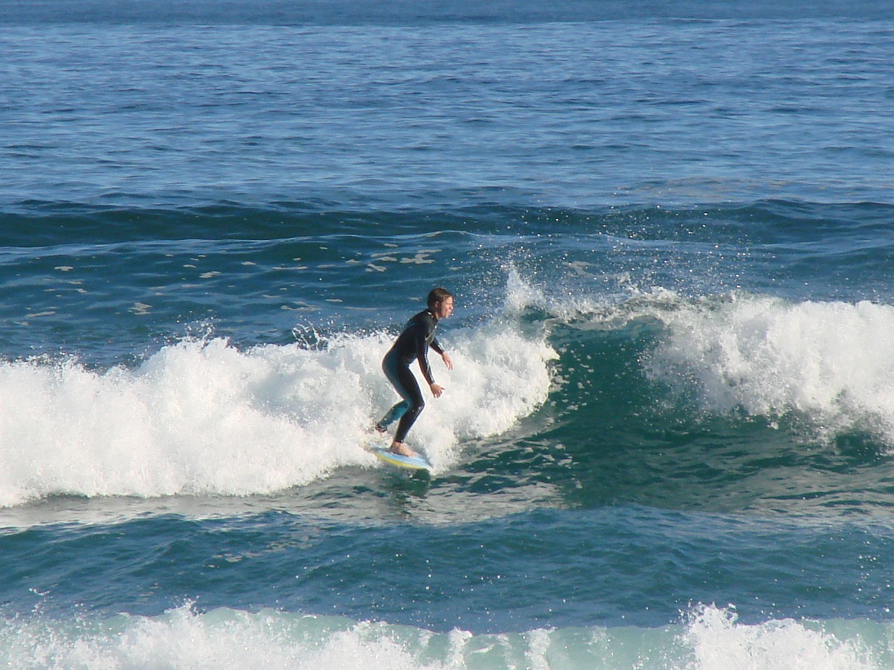 surfer young ocean free photo