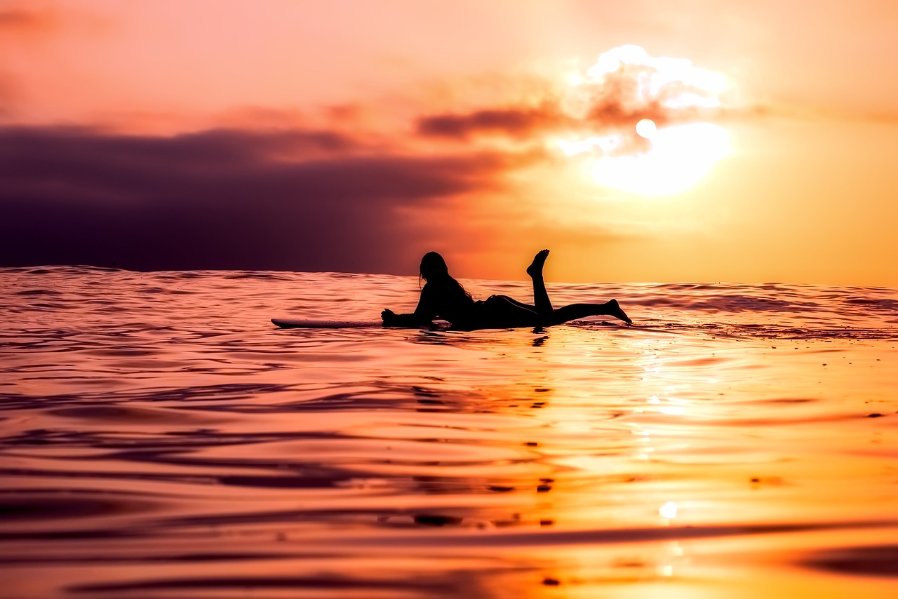 surfer sea ocean free photo