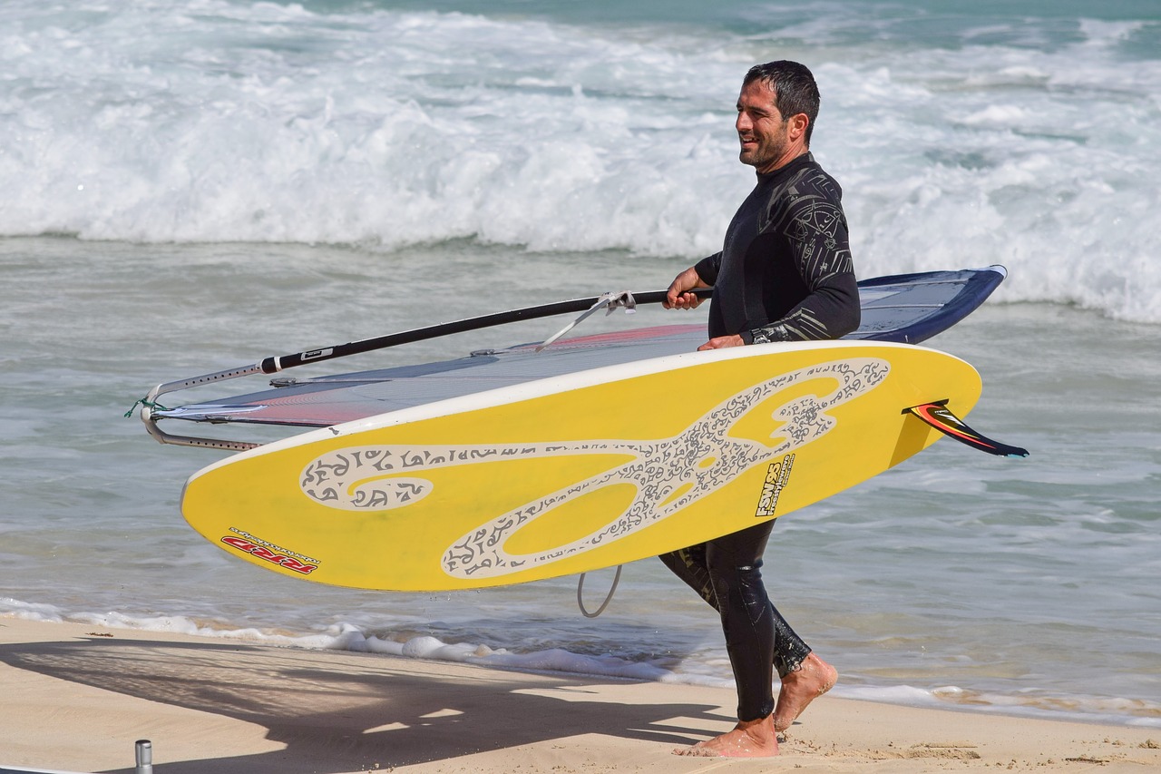 surfer windsurfing water free photo