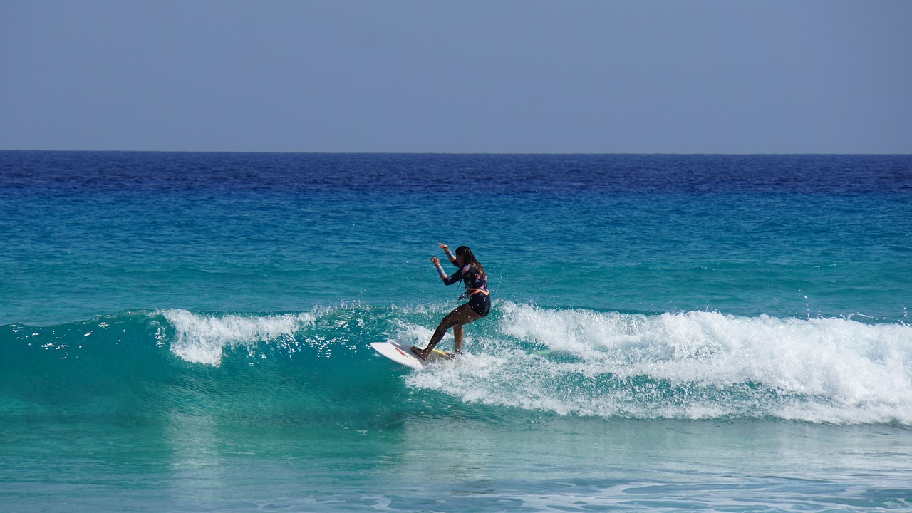 surfer  woman  surfboard free photo