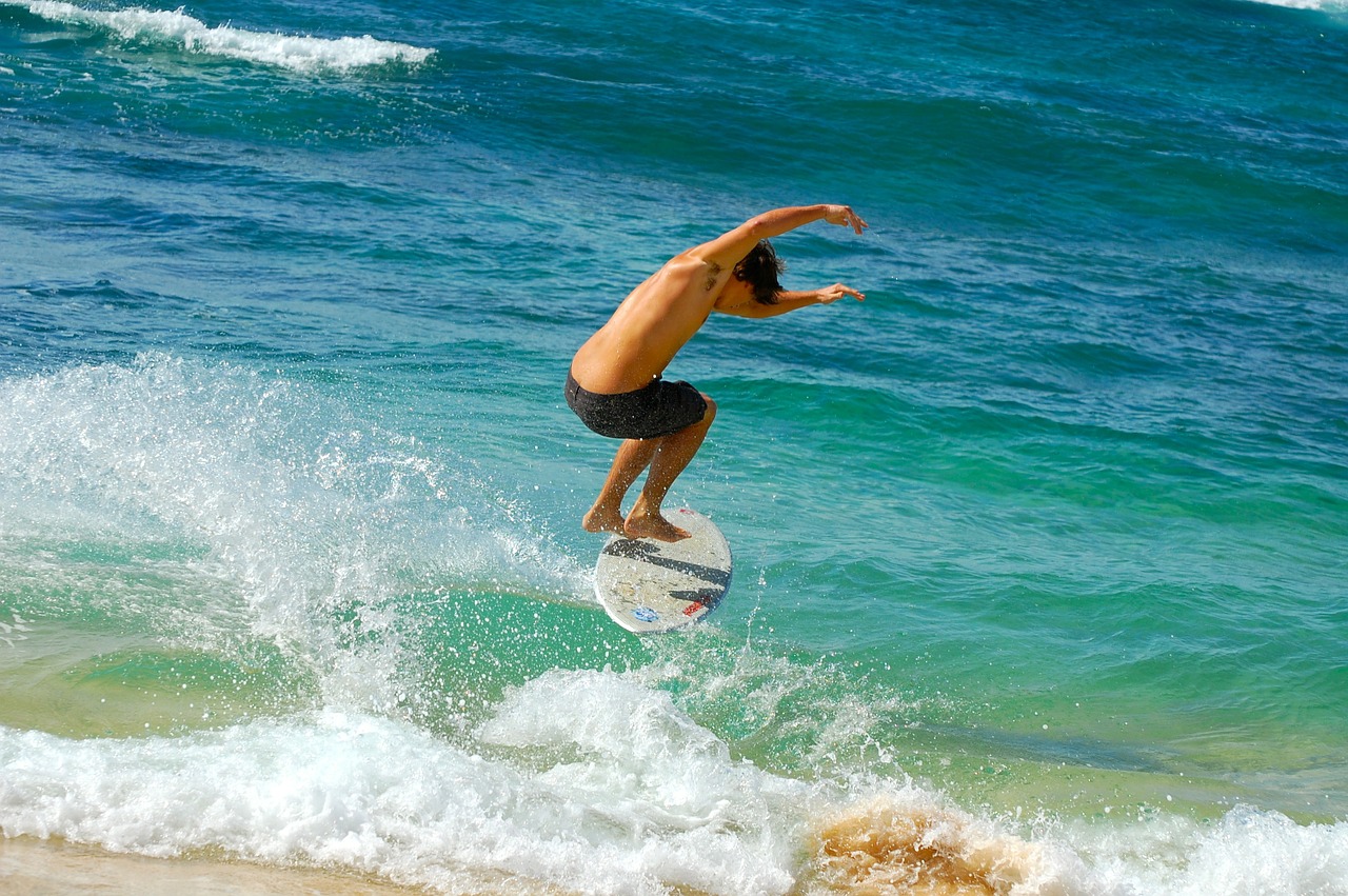 surfer waves hawaii free photo