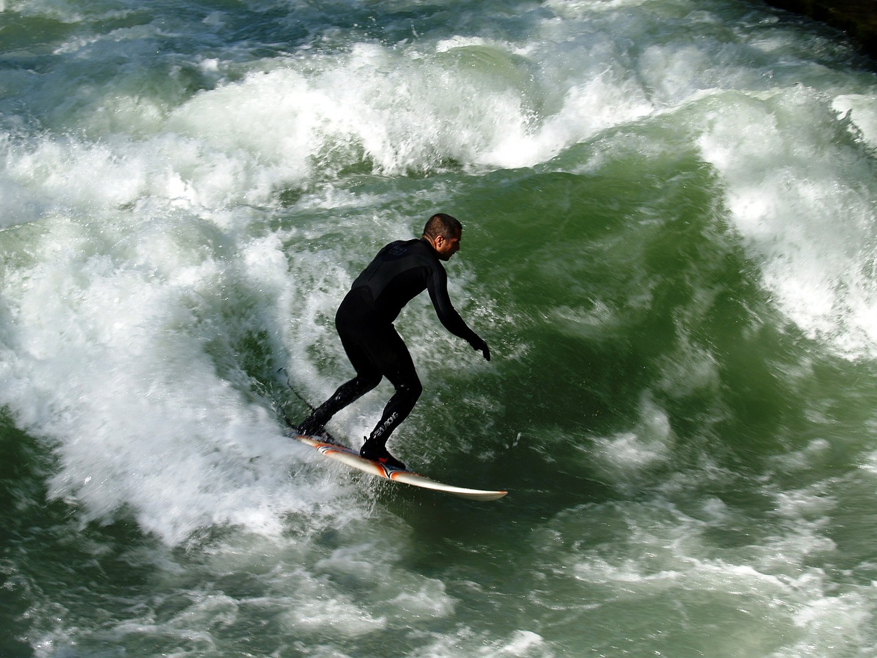 surfer wave water free photo