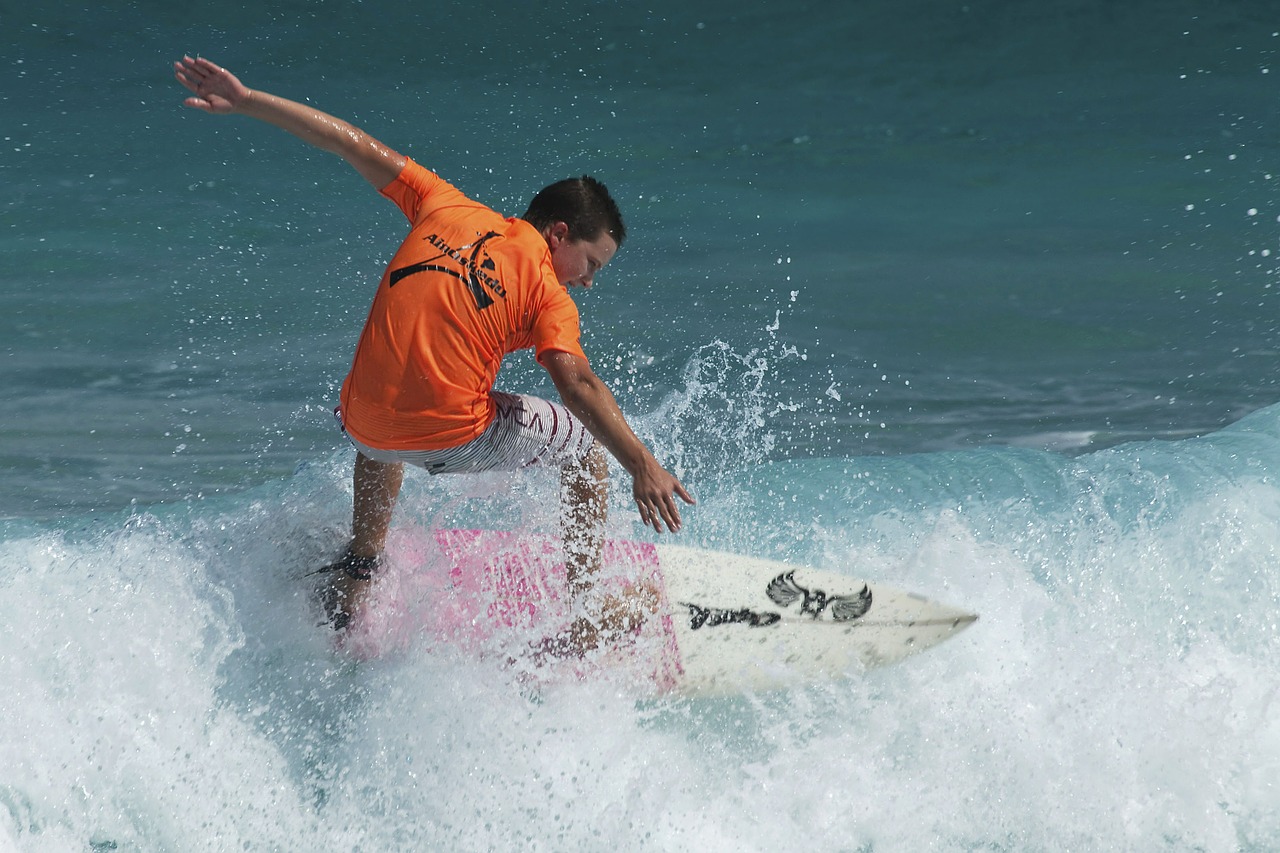 surfer surfboard surfing free photo