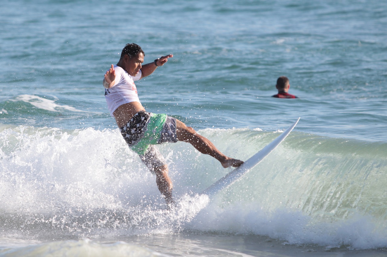 surfer surfboard surfing free photo