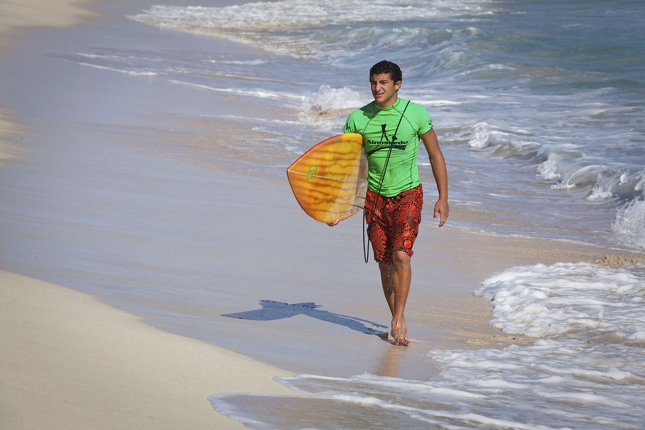 surfer surf surfboard free photo