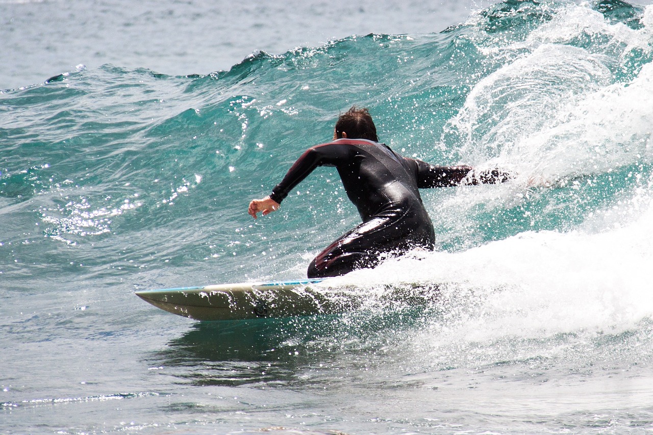 surfing sport beach free photo