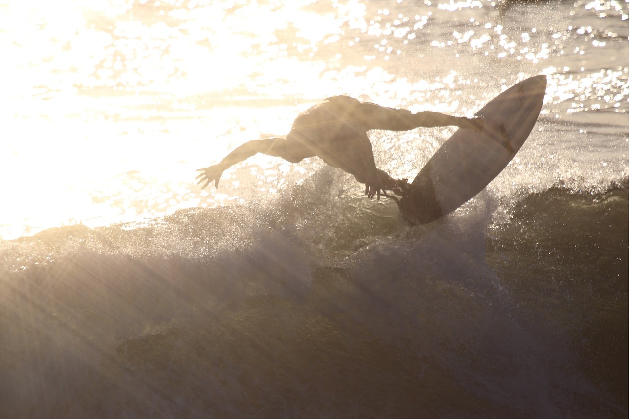 surfing surfer surfboard free photo