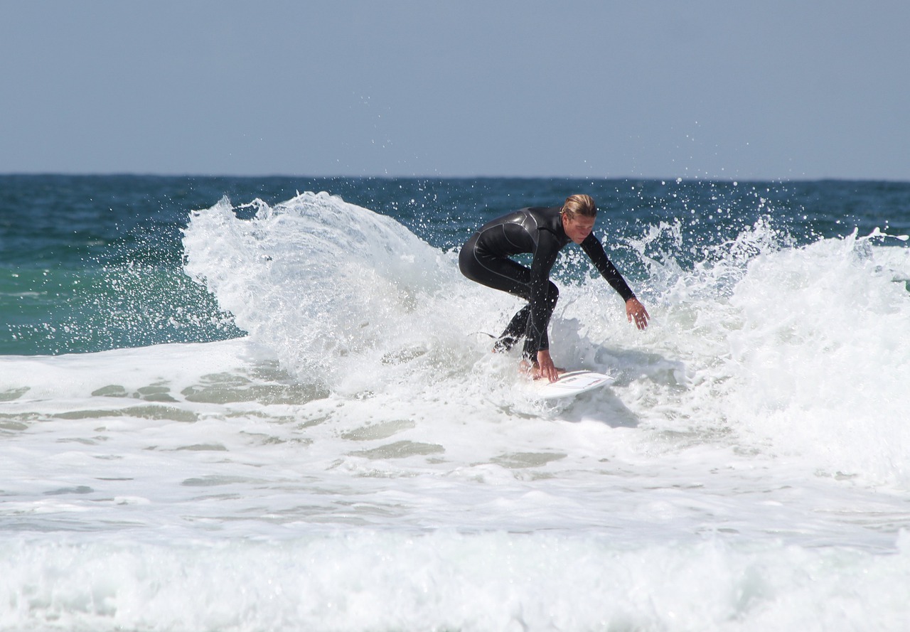 surfing  water  beach free photo