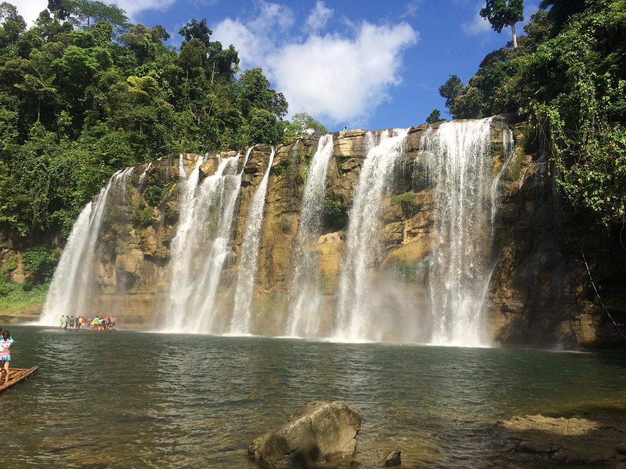 surigao philippines waterfalls free photo