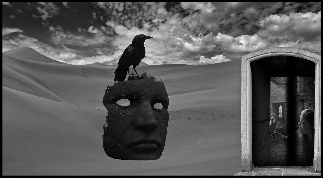 surreal death desert free photo