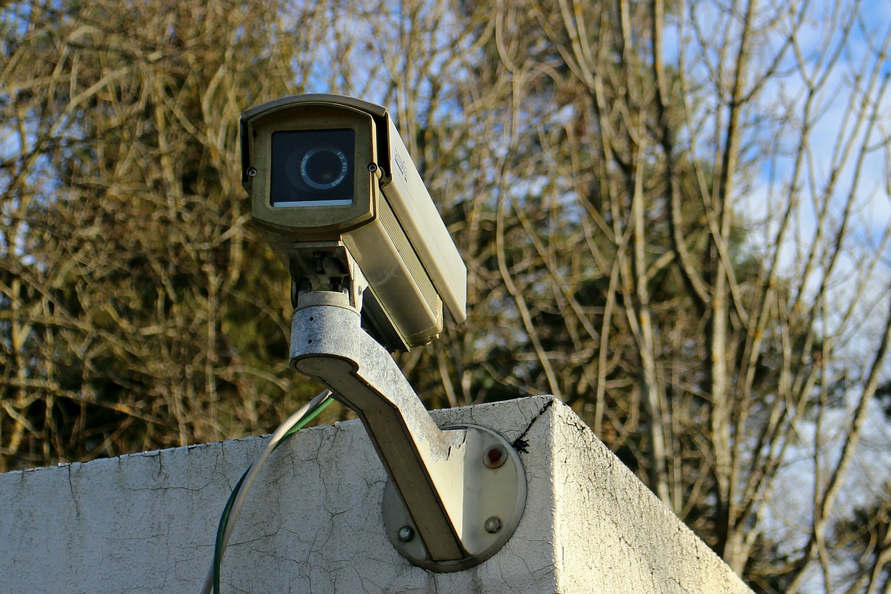 surveillance camera security camera free photo
