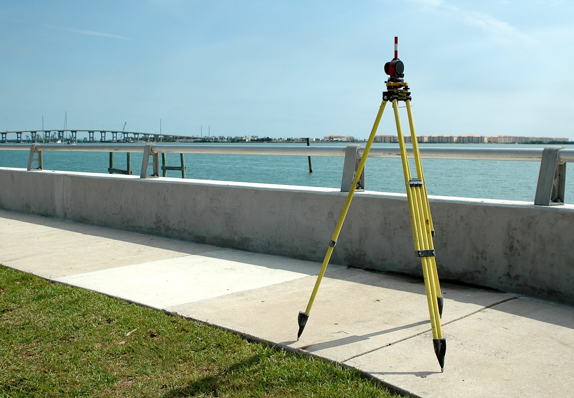 surveyor surveying equipment free photo