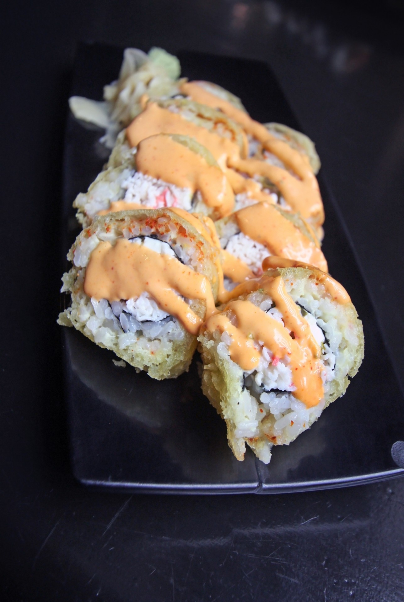 sushi rolls plate free photo