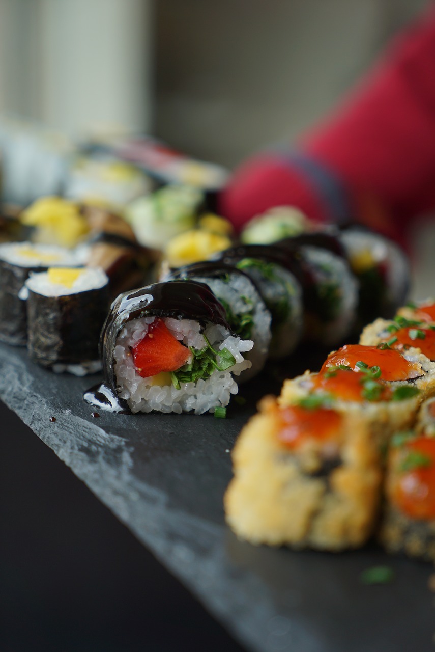 sushi vegan asia free photo