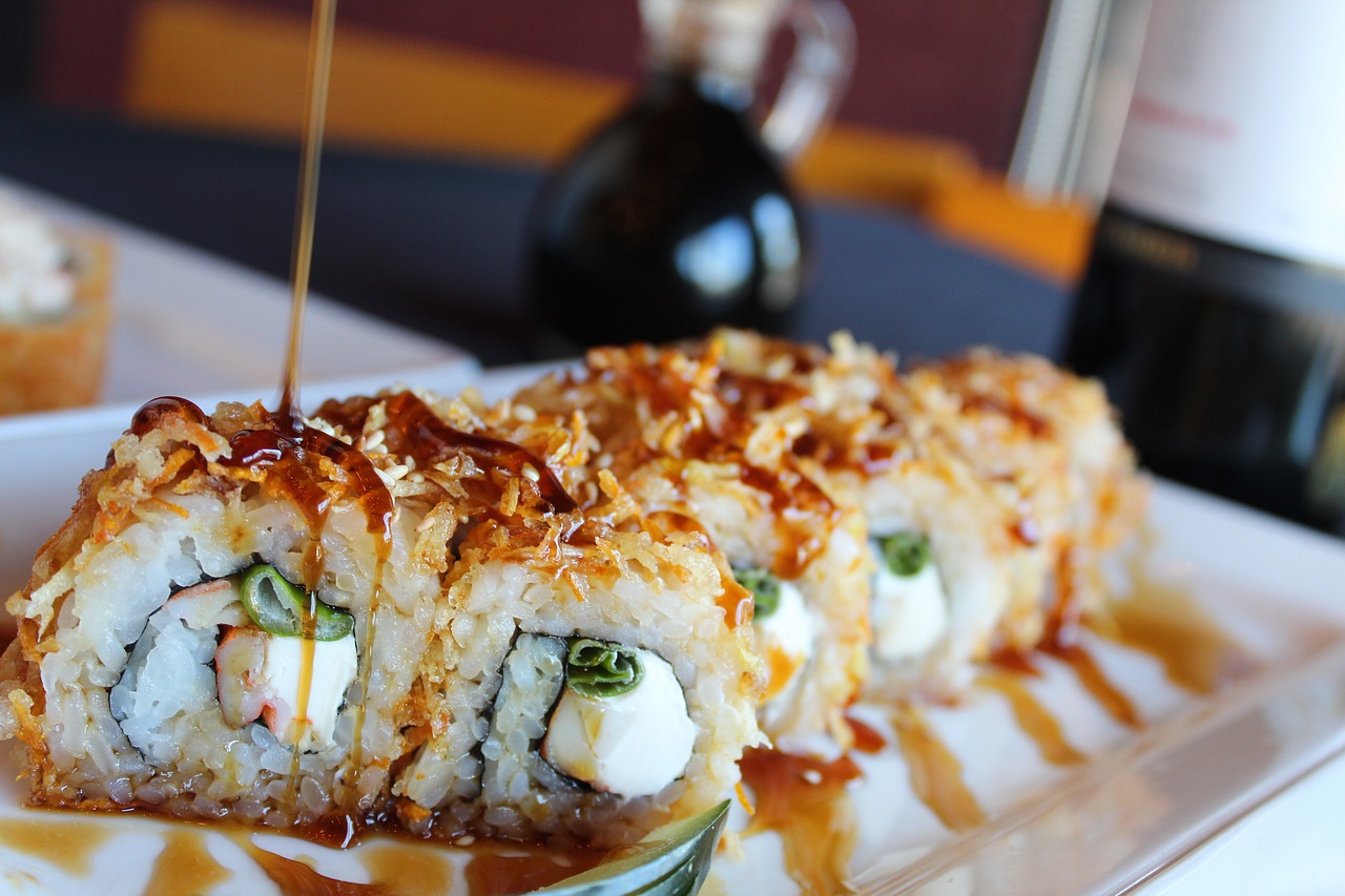 sushi  eel  japan free photo