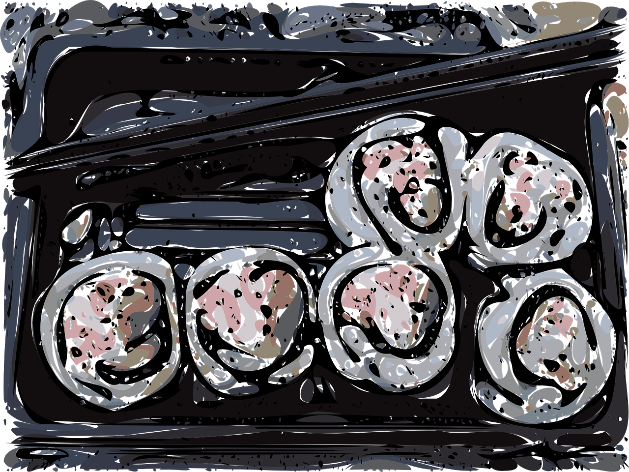 sushi california roll japanese free photo